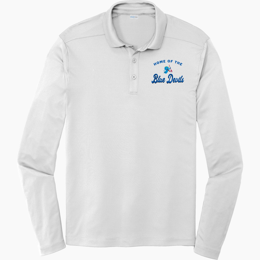 Roscoe Blue Devils Sport-Tek Posi-UV Pro Long Sleeve Polo