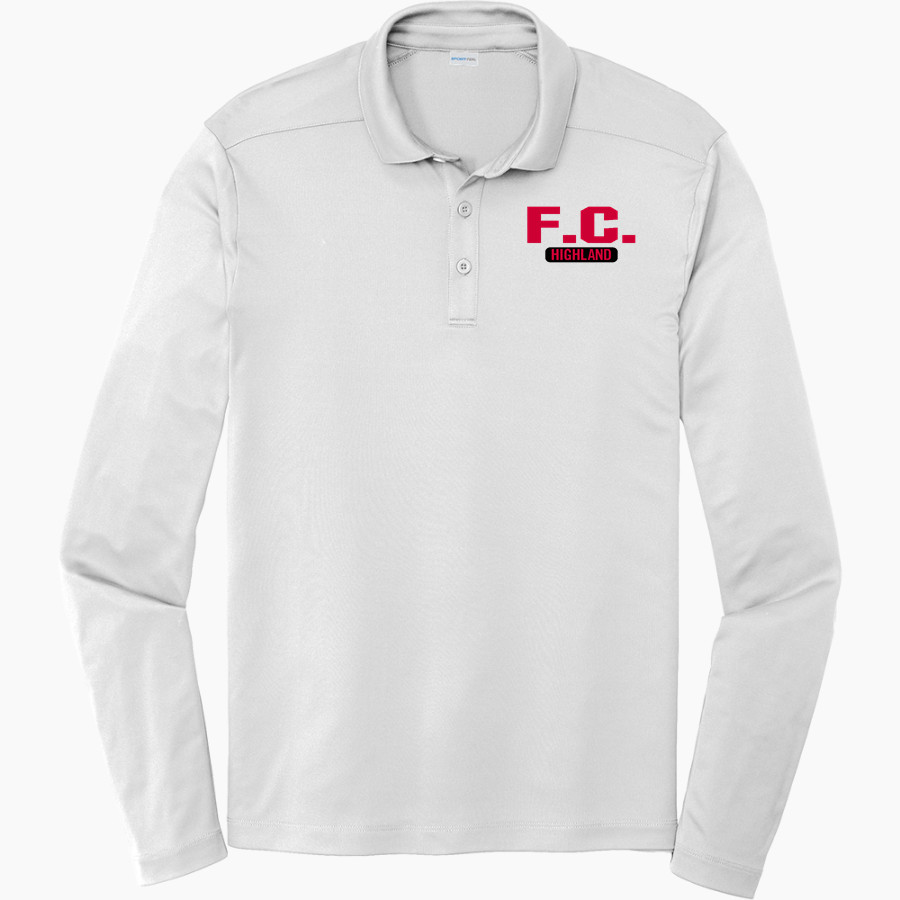 F.C. HIGHLAND F.C. HIGHLAND <span class="pdp-name-mascot">F.C. HIGHLAND</span> Sport-Tek Posi-UV Pro Long Sleeve Polo