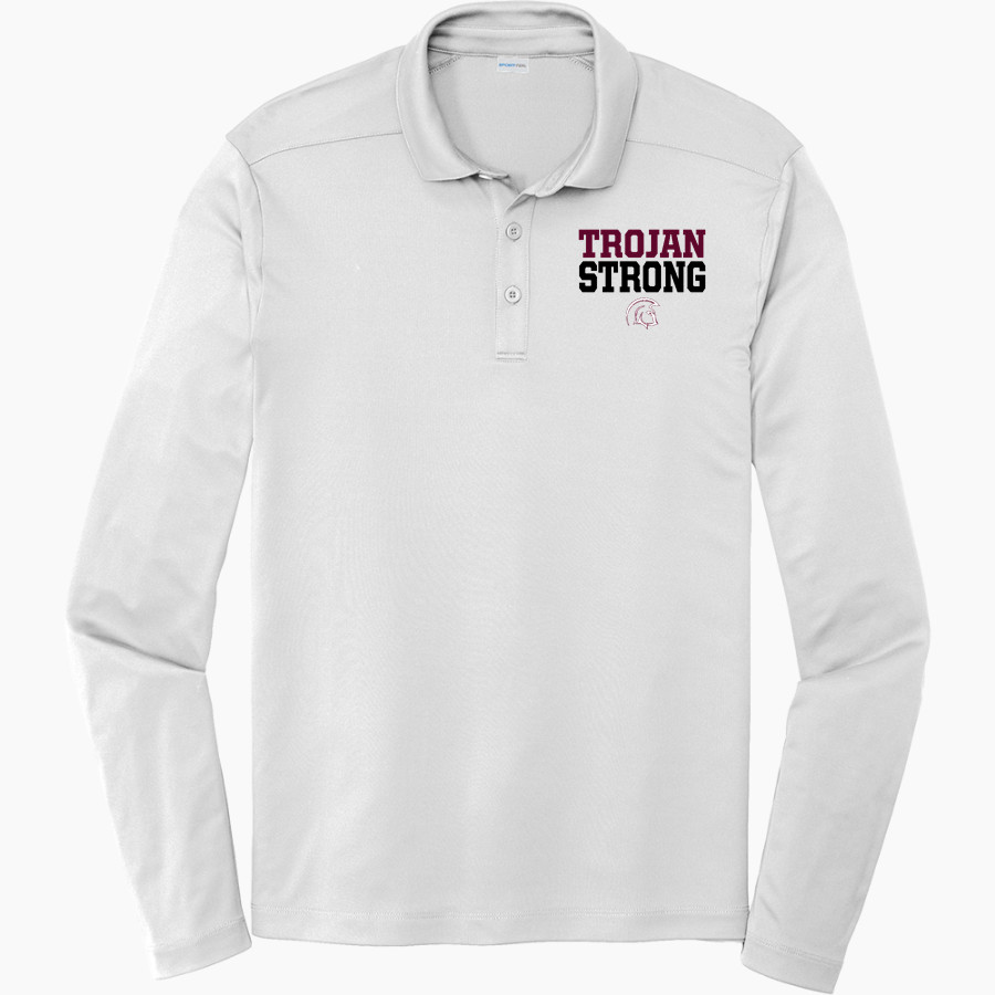 North Crawford Trojans Sport-Tek Posi-UV Pro Long Sleeve Polo