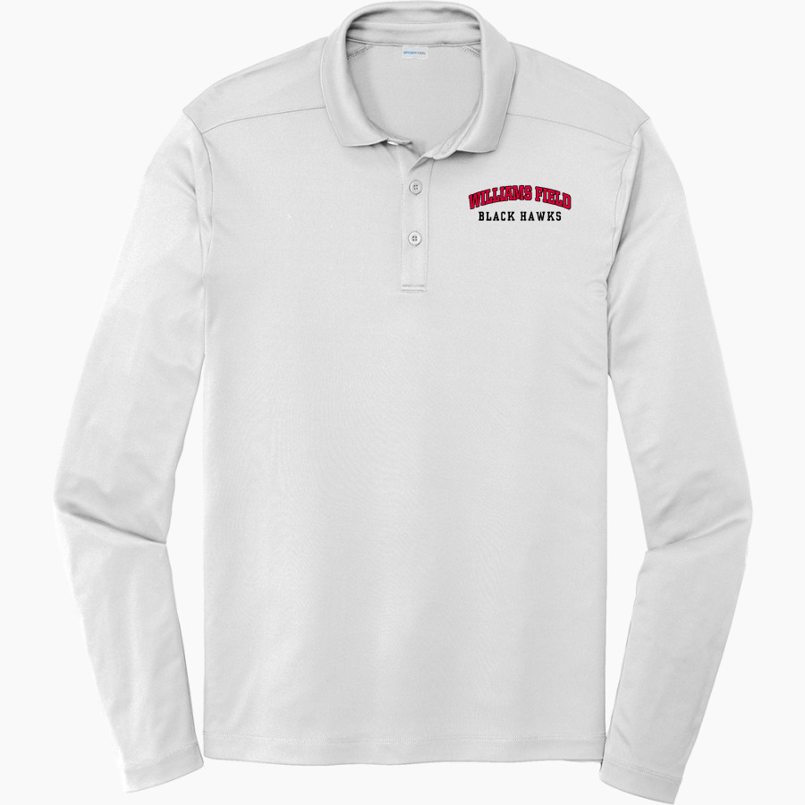 Williams Field Black Hawks <span class="pdp-name-mascot">Williams Field Black Hawks</span> Sport-Tek Posi-UV Pro Long Sleeve Polo