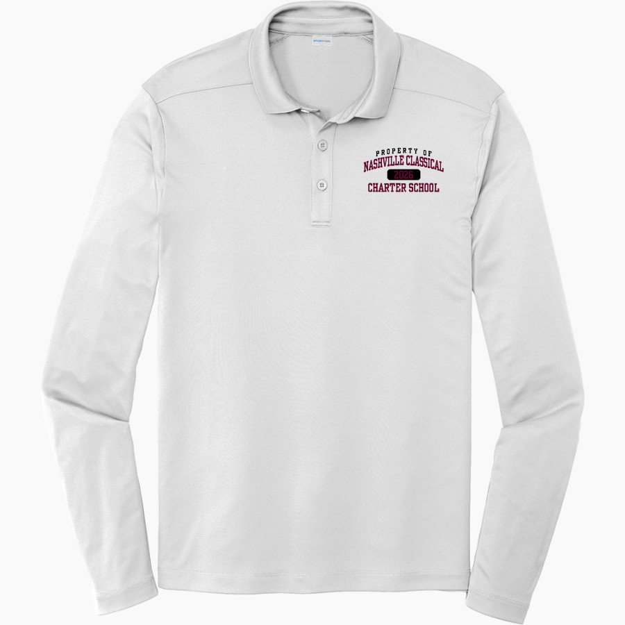 Nashville Classical Charter School Sport-Tek Posi-UV Pro Long Sleeve Polo