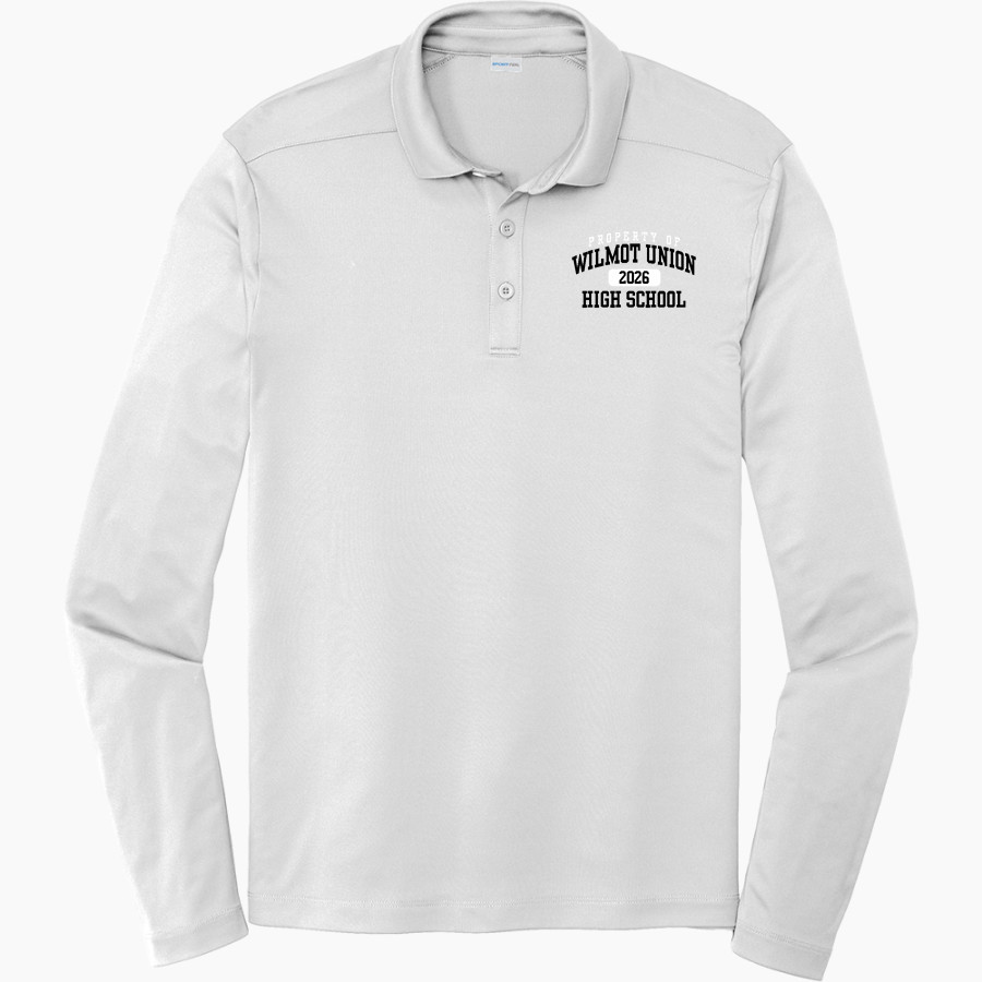 WILMOT UNION HIGH SCHOOL PANTHERS <span class="pdp-name-mascot">WILMOT PANTHERS</span> Sport-Tek Posi-UV Pro Long Sleeve Polo