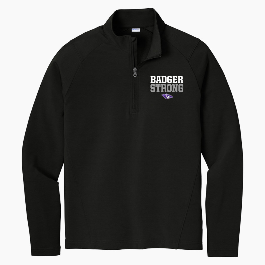 Spring Hill Badgers <span class="pdp-name-mascot">Spring Hill Badgers</span> Sport-Tek Men's Sport-Wick Flex Fleece 1/4-Zip