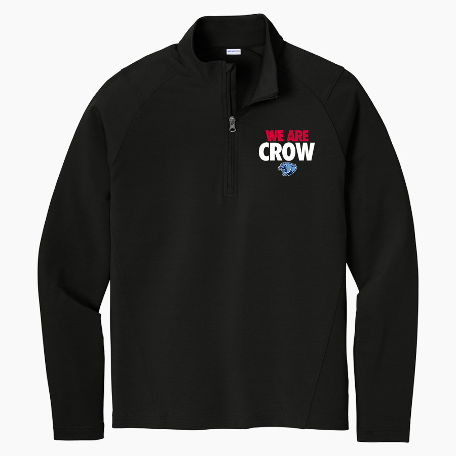 CROW HIGH SCHOOL Cougars Online Store <span class="pdp-name-mascot">CROW COUGARS</span> Sport-Tek Men's Sport-Wick Flex Fleece 1/4-Zip