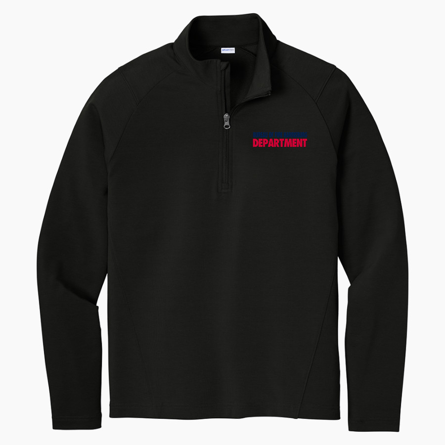 Bureau Of Fire Harrisburg Department <span class="pdp-name-mascot">Bureau Of Fire Harrisburg Department</span> Sport-Tek Men's Sport-Wick Flex Fleece 1/4-Zip