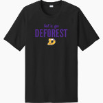 DEFOREST HIGH SCHOOL NORSKIES Sport-Tek Men's Halftime Short-Sleeve Raglan T-Shirt Front Thumbnail