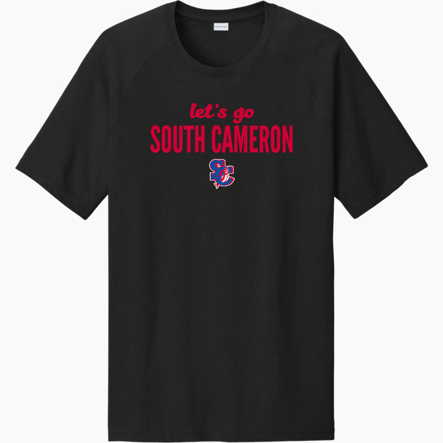 SOUTH CAMERON HIGH SCHOOL TARPONS Sport-Tek Men's Halftime Short-Sleeve Raglan T-Shirt