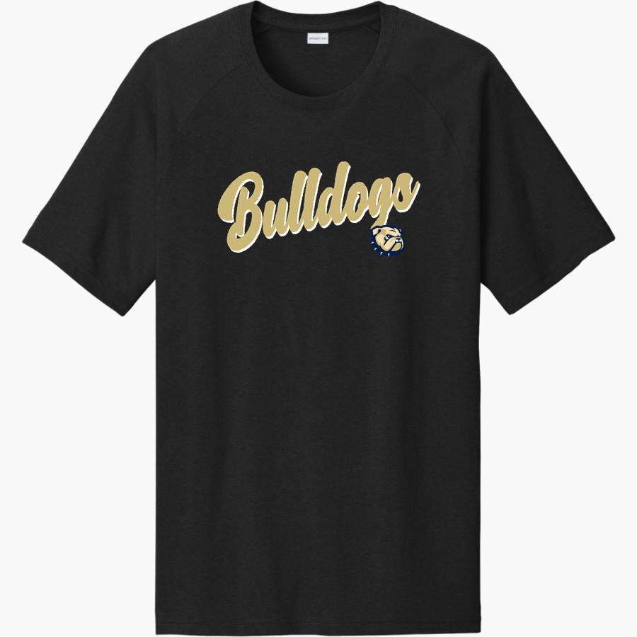 Wingate University Bulldogs Sport-Tek Men's Halftime Short-Sleeve Raglan T-Shirt