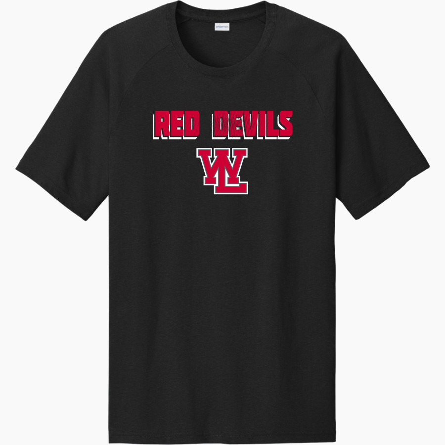 West Lafayette Jr-Sr High School Red Devils Online Store Sport-Tek Men's Halftime Short-Sleeve Raglan T-Shirt