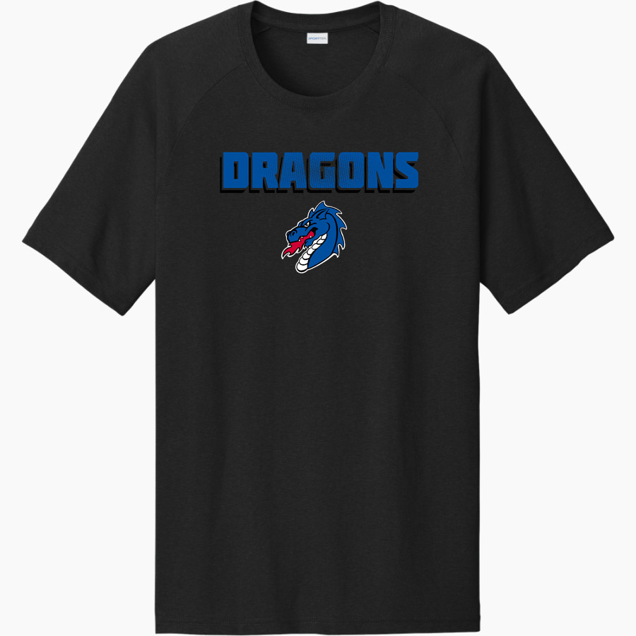 Mountainburg Dragons <span class="pdp-name-mascot">Mountainburg Dragons</span> Sport-Tek Men's Halftime Short-Sleeve Raglan T-Shirt