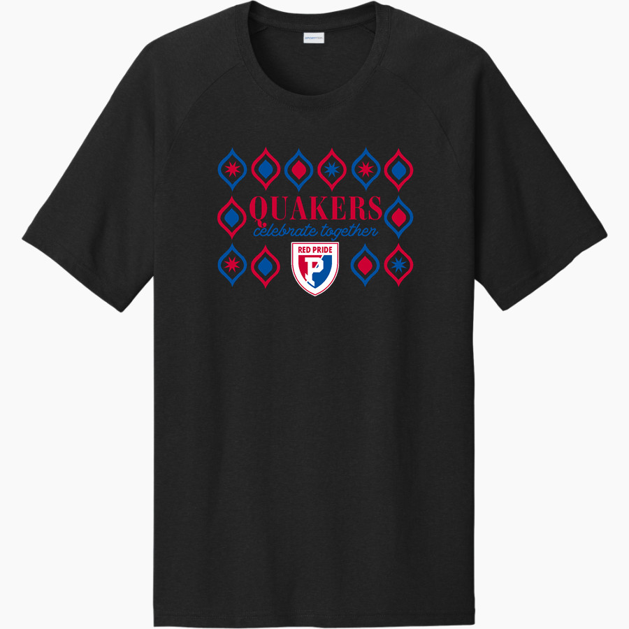 Plainfield Quakers Sport-Tek Men's Halftime Short-Sleeve Raglan T-Shirt