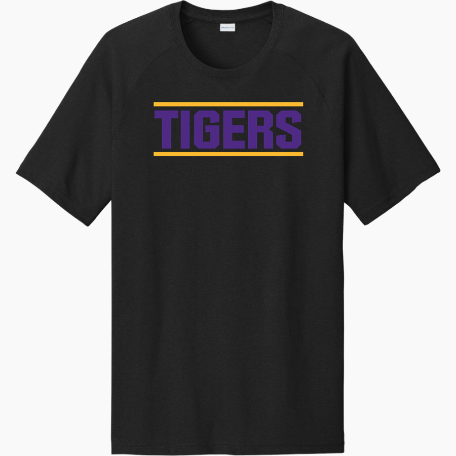 Olivet Nazarene Tigers <span class="pdp-name-mascot">Olivet Nazarene University Tigers</span> Sport-Tek Men's Halftime Short-Sleeve Raglan T-Shirt