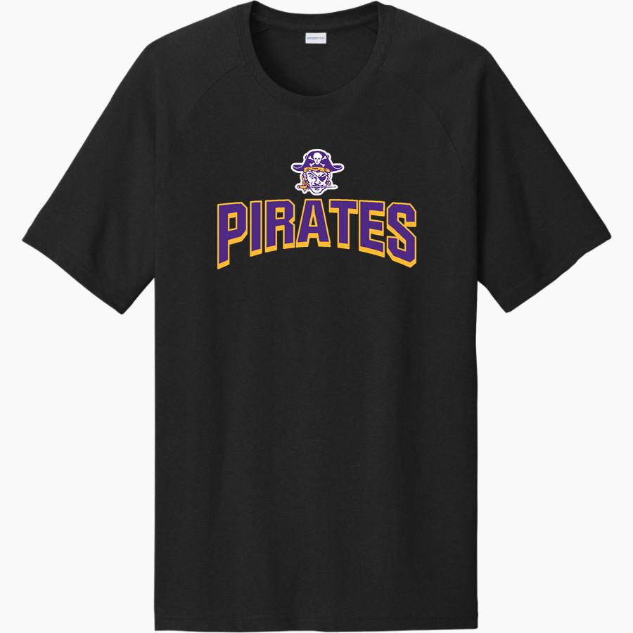 CHAMOIS HIGH SCHOOL PIRATES <span class="pdp-name-mascot">OSAGE COUNTY R-1 PIRATES</span> Sport-Tek Men's Halftime Short-Sleeve Raglan T-Shirt