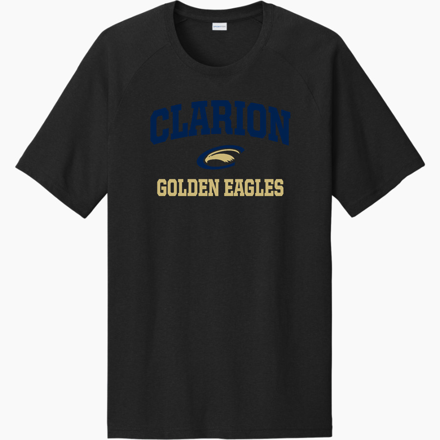 Clarion Golden Eagles <span class="pdp-name-mascot">Clarion - Penn West University Golden Eagles</span> Sport-Tek Men's Halftime Short-Sleeve Raglan T-Shirt