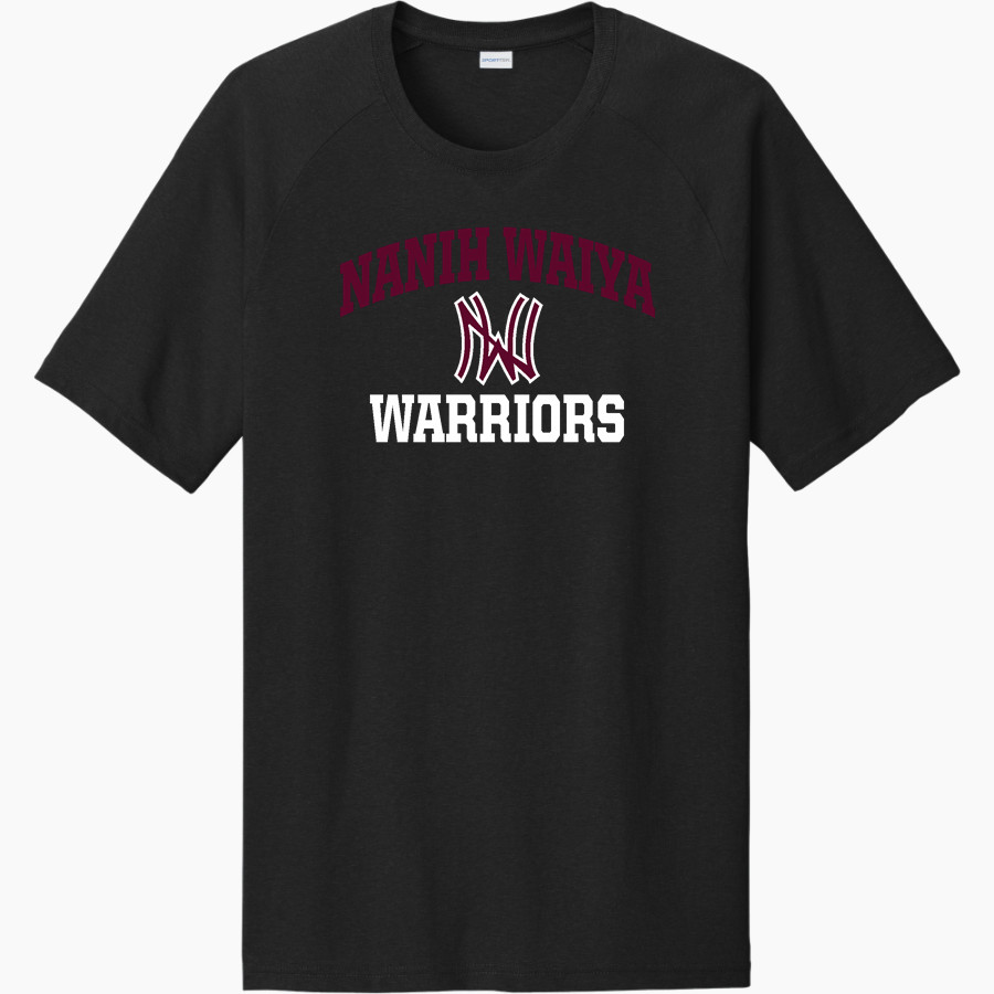 NANIH WAIYA HIGH SCHOOL WARRIORS <span class="pdp-name-mascot">NANIH WAIYA WARRIORS</span> Sport-Tek Men's Halftime Short-Sleeve Raglan T-Shirt