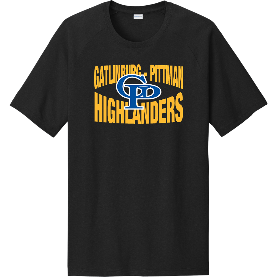 GATLINBURG-PITTMAN HIGH SCHOOL HIGHLANDERS <span class="pdp-name-mascot">GATLINBURG - PITTMAN HIGHLANDERS</span> Sport-Tek Men's Halftime Short-Sleeve Raglan T-Shirt