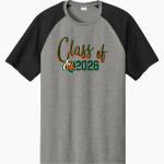 Plainfield East Bengals Sport-Tek Men's Halftime Short-Sleeve Raglan T-Shirt Front Thumbnail