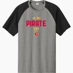 COFFEEVILLE HIGH SCHOOL PIRATES Sport-Tek Men's Halftime Short-Sleeve Raglan T-Shirt Front Thumbnail