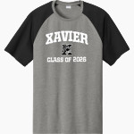 Xavier Falcons Sport-Tek Men's Halftime Short-Sleeve Raglan T-Shirt Front Thumbnail