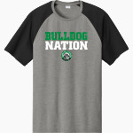 PROVO HIGH SCHOOL BULLDOGS <span class="pdp-name-mascot">PROVO BULLDOGS</span> Sport-Tek Men's Halftime Short-Sleeve Raglan T-Shirt Front Thumbnail