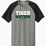 Westridge Tigers <span class="pdp-name-mascot">Westridge Tigers</span> Sport-Tek Men's Halftime Short-Sleeve Raglan T-Shirt Front Thumbnail