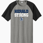 SAINT JOHN HERALDS <span class="pdp-name-mascot">SAINT JOHN HERALDS</span> Sport-Tek Men's Halftime Short-Sleeve Raglan T-Shirt Front Thumbnail