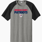 Jefferson County Patriots Sport-Tek Men's Halftime Short-Sleeve Raglan T-Shirt Front Thumbnail