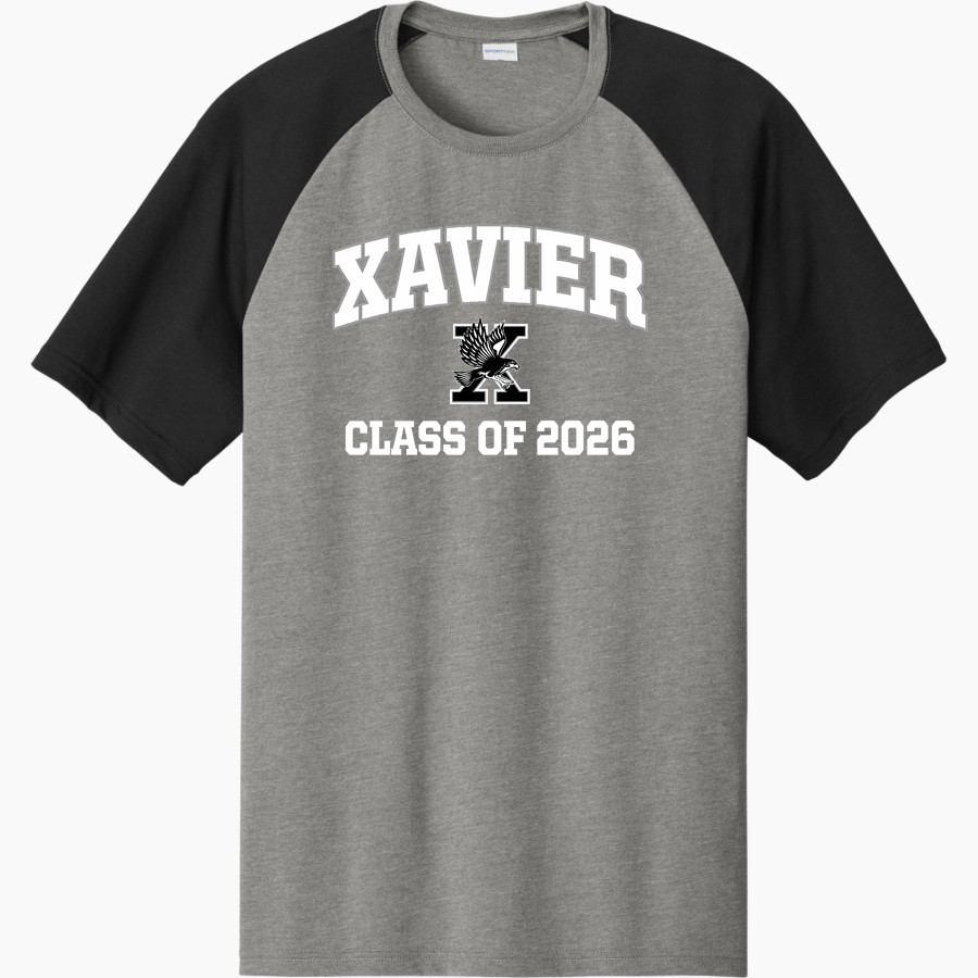 Xavier Falcons Sport-Tek Men's Halftime Short-Sleeve Raglan T-Shirt