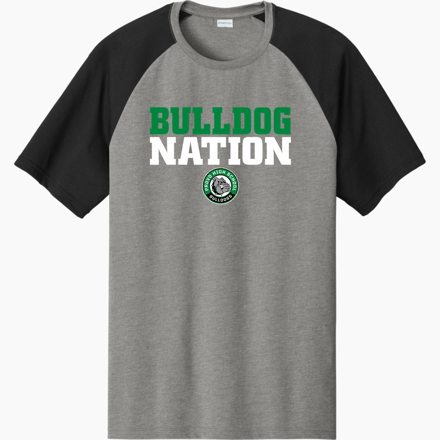 PROVO HIGH SCHOOL BULLDOGS <span class="pdp-name-mascot">PROVO BULLDOGS</span> Sport-Tek Men's Halftime Short-Sleeve Raglan T-Shirt