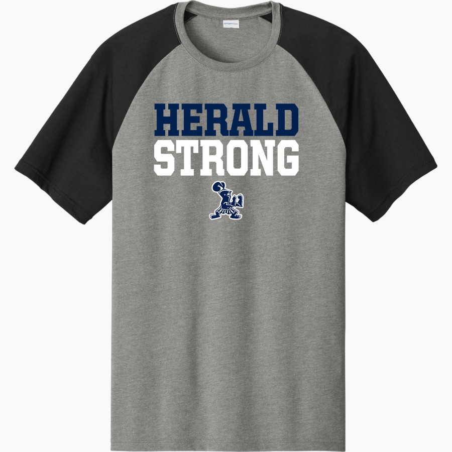 SAINT JOHN HERALDS <span class="pdp-name-mascot">SAINT JOHN HERALDS</span> Sport-Tek Men's Halftime Short-Sleeve Raglan T-Shirt