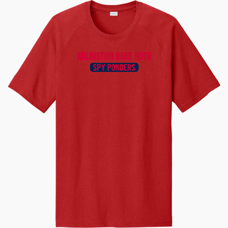 Arlington Babe Ruth Spy Ponders Sport-Tek Men's Halftime Short-Sleeve Raglan T-Shirt