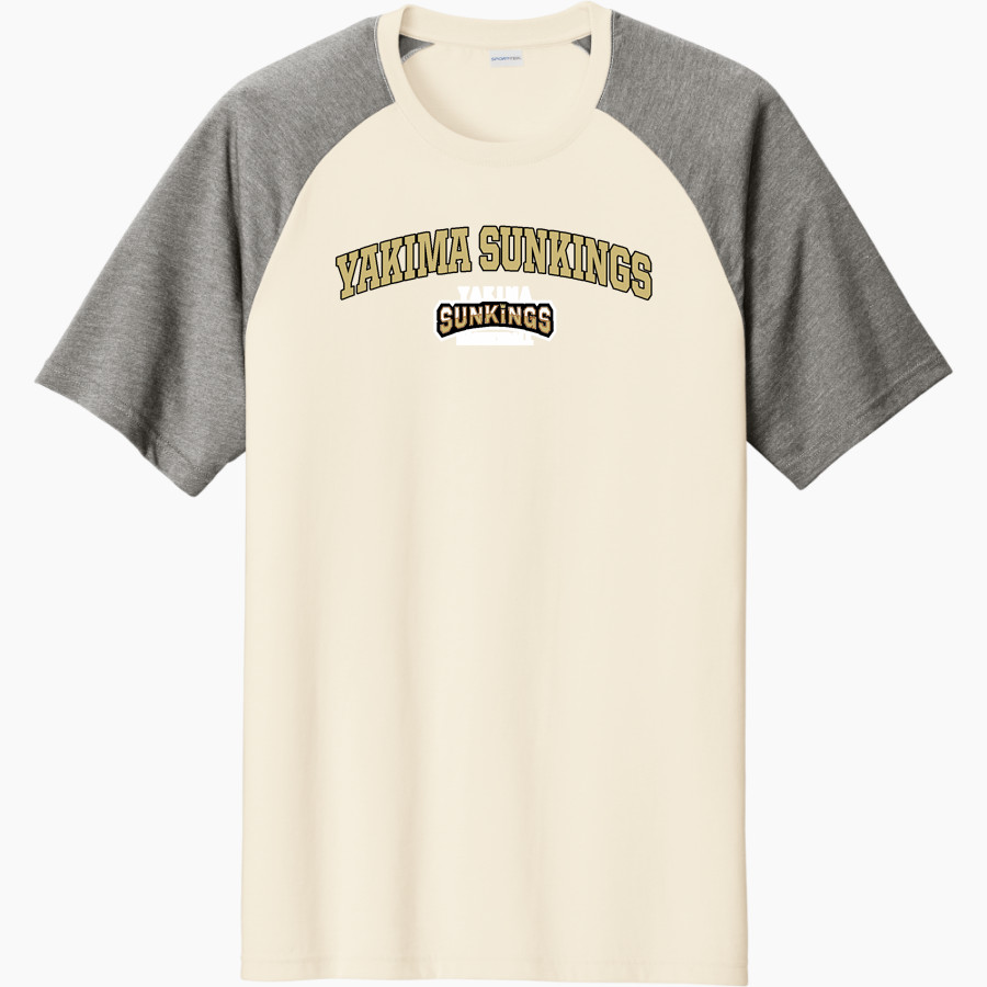 Yakima Sunkings Sunkings <span class="pdp-name-mascot">Yakima Sunkings</span> Sport-Tek Men's Halftime Short-Sleeve Raglan T-Shirt