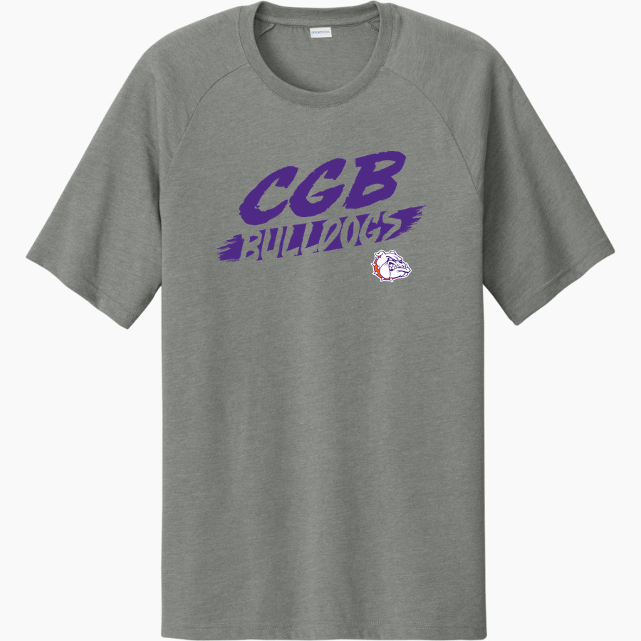 BEMENT MIDDLE SCHOOL BULLDOGS <span class="pdp-name-mascot">BEMENT BULLDOGS</span> Sport-Tek Men's Halftime Short-Sleeve Raglan T-Shirt