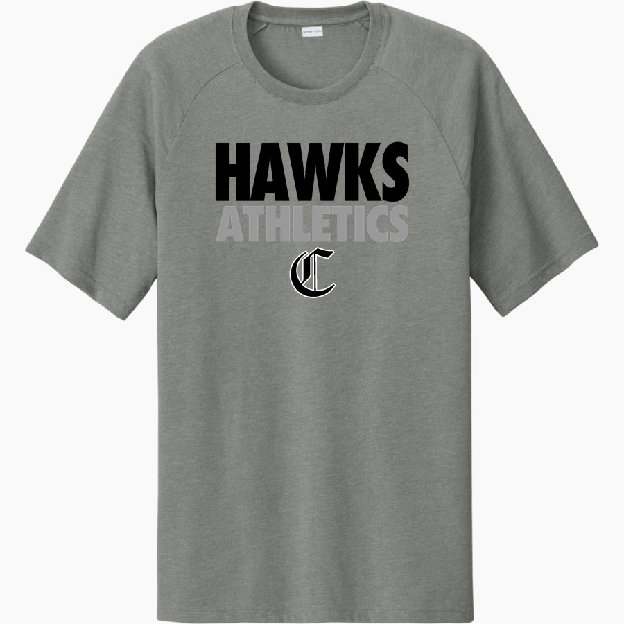 CISTERCIAN PREPARATORY SCHOOL HAWKS <span class="pdp-name-mascot">CISTERCIAN HAWKS</span> Sport-Tek Men's Halftime Short-Sleeve Raglan T-Shirt