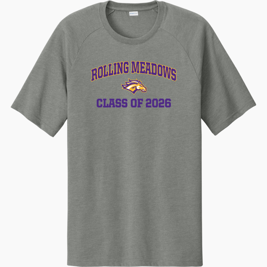 Rolling Meadows Mustangs <span class="pdp-name-mascot">Rolling Meadows High School Mustangs</span> Sport-Tek Men's Halftime Short-Sleeve Raglan T-Shirt