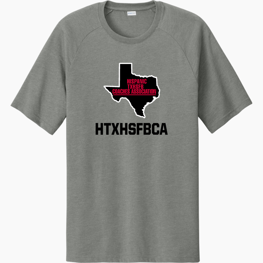 HISPANIC TEXAS HS FOOTBALL COACHES ASSOCIATION Sport-Tek Men's Halftime Short-Sleeve Raglan T-Shirt