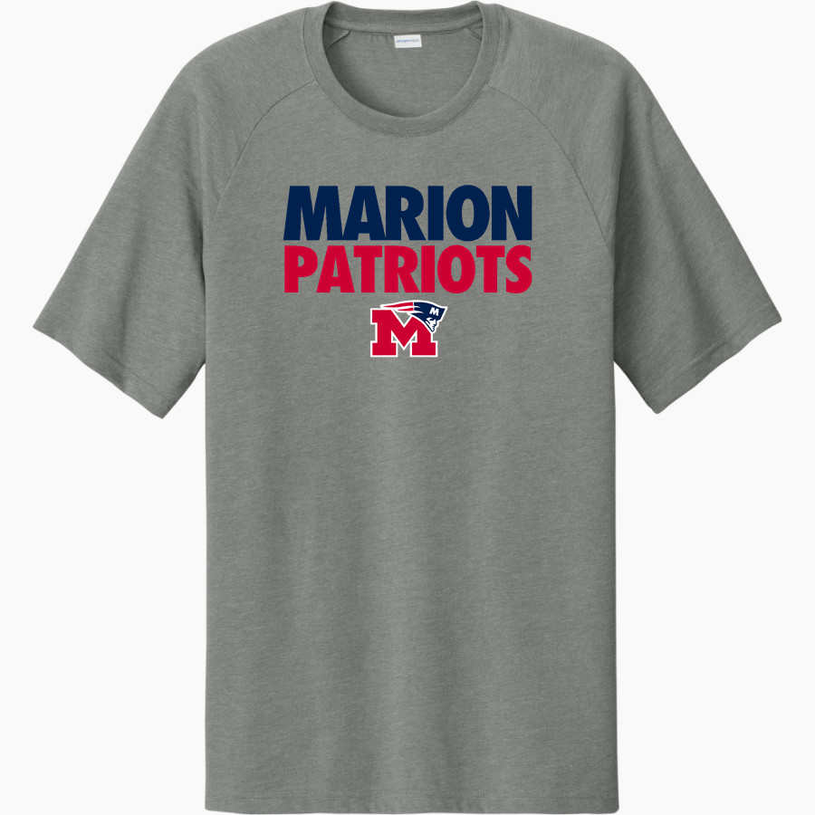 Marion Patriots <span class="pdp-name-mascot">Marion High School Patriots</span> Sport-Tek Men's Halftime Short-Sleeve Raglan T-Shirt