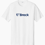 Breck Mustangs Sport-Tek Men's Halftime Short-Sleeve Raglan T-Shirt Front Thumbnail