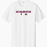 USC SALKEHATCHIE Indians Sport-Tek Men's Halftime Short-Sleeve Raglan T-Shirt Front Thumbnail