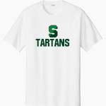 Stuart Tartans Sport-Tek Men's Halftime Short-Sleeve Raglan T-Shirt Front Thumbnail