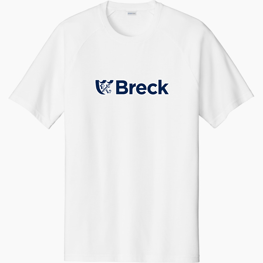 Breck Mustangs Sport-Tek Men's Halftime Short-Sleeve Raglan T-Shirt