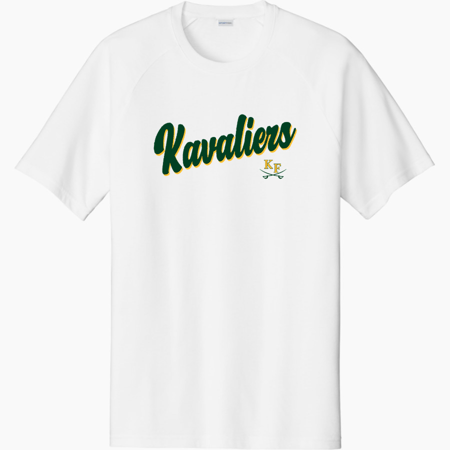 KENSTON FOREST SCHOOL KAVALIERS Sport-Tek Men's Halftime Short-Sleeve Raglan T-Shirt