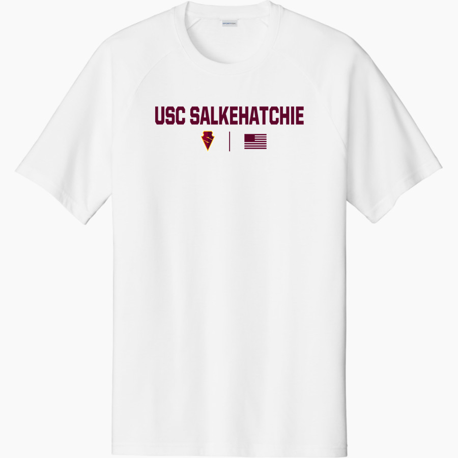 USC SALKEHATCHIE Indians Sport-Tek Men's Halftime Short-Sleeve Raglan T-Shirt