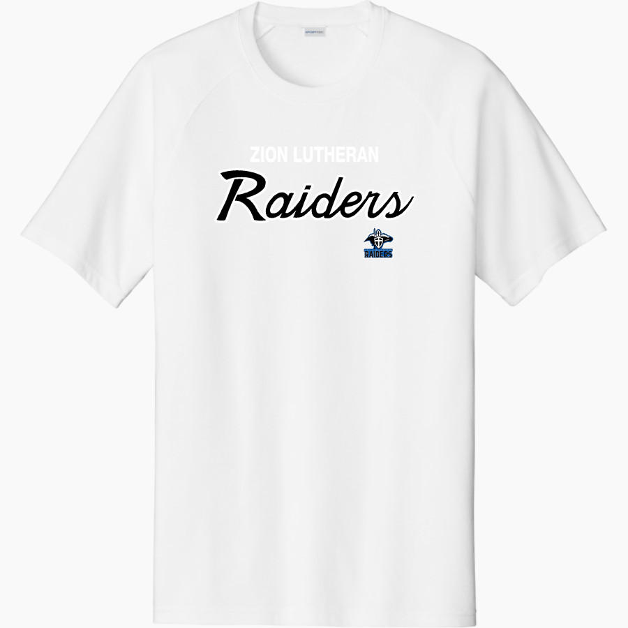 Zion Lutheran Raiders Sport-Tek Men's Halftime Short-Sleeve Raglan T-Shirt