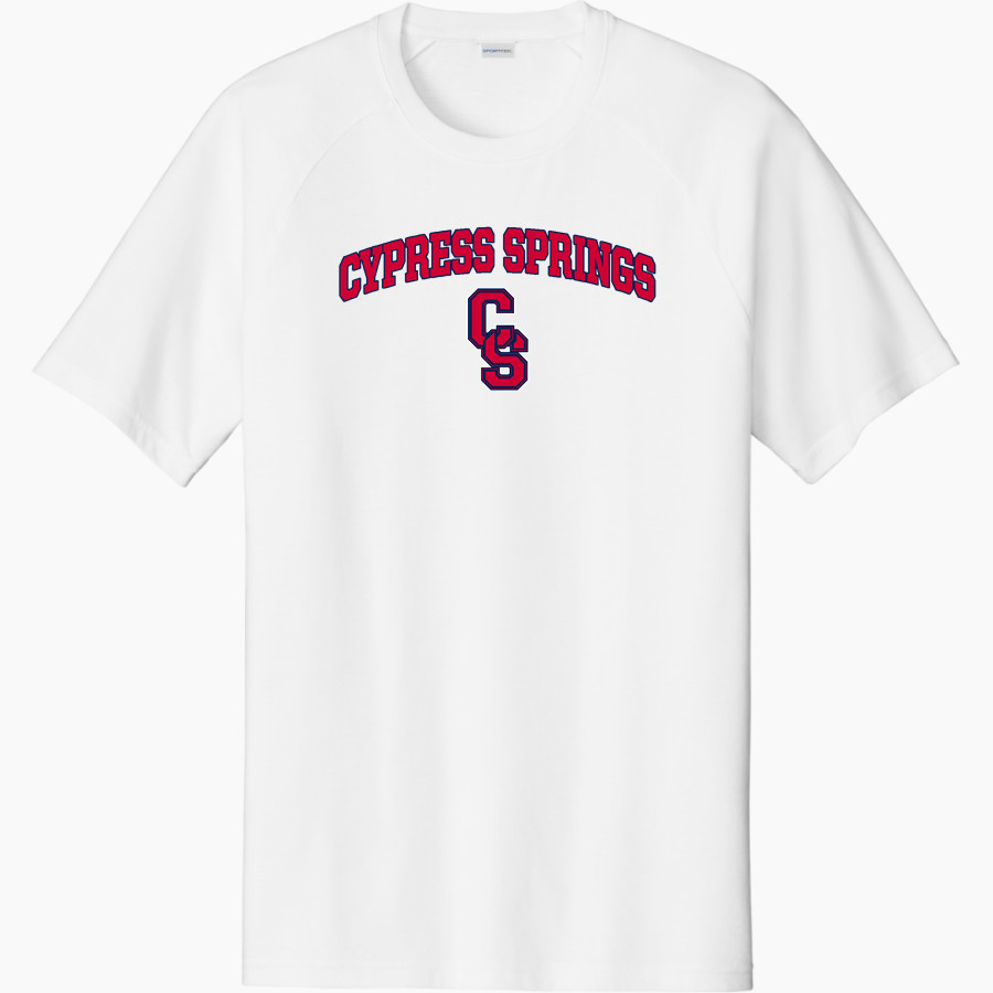 CYPRESS SPRINGS HIGH SCHOOL PANTHERS Sport-Tek Men's Halftime Short-Sleeve Raglan T-Shirt
