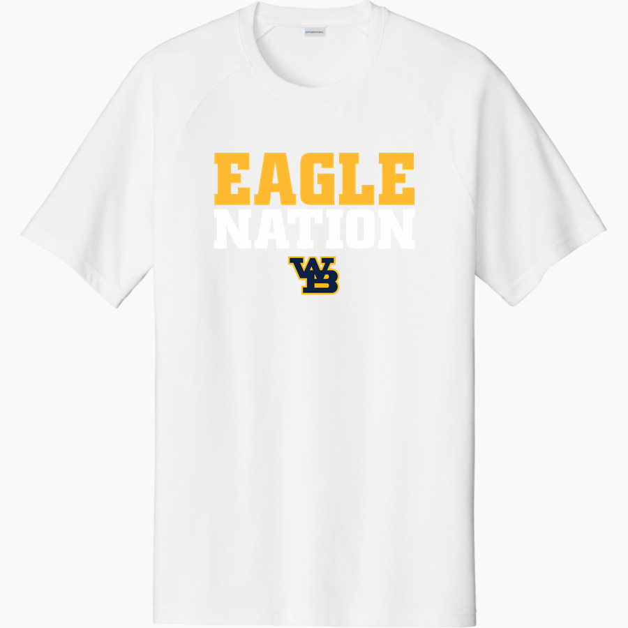 West Babylon Eagles <span class="pdp-name-mascot">West Babylon Eagles</span> Sport-Tek Men's Halftime Short-Sleeve Raglan T-Shirt