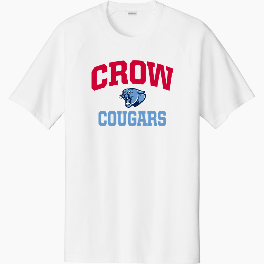 CROW HIGH SCHOOL Cougars Online Store Sport-Tek Men's Halftime Short-Sleeve Raglan T-Shirt