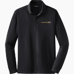 AIC Yellow Jackets Sideline Store <span class="pdp-name-mascot">American International College Yellow Jackets</span> Sport-Tek Men's Long Sleeve Micropique Sport-Wick Polo Front Thumbnail