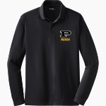 PERRY HIGH SCHOOL PANTHERS <span class="pdp-name-mascot">PERRY PANTHERS</span> Sport-Tek Men's Long Sleeve Micropique Sport-Wick Polo Front Thumbnail