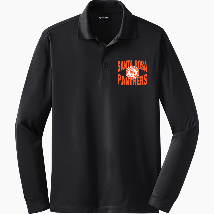 Santa Rosa Panthers <span class="pdp-name-mascot">Santa Rosa Pathers</span> Sport-Tek Men's Long Sleeve Micropique Sport-Wick Polo
